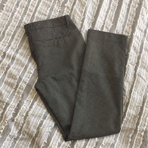 Express black and white columnist dress pants